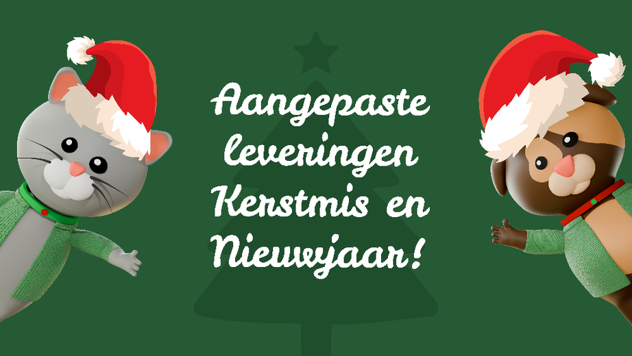 Leveringsschema rondom Kerstmis & Nieuwjaar